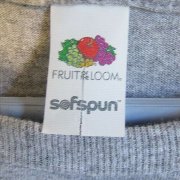 Womens Fear T-Shirt Small Gray Short Sleeves Fruit Of The Loom Inspirational - Picture 5 of 5